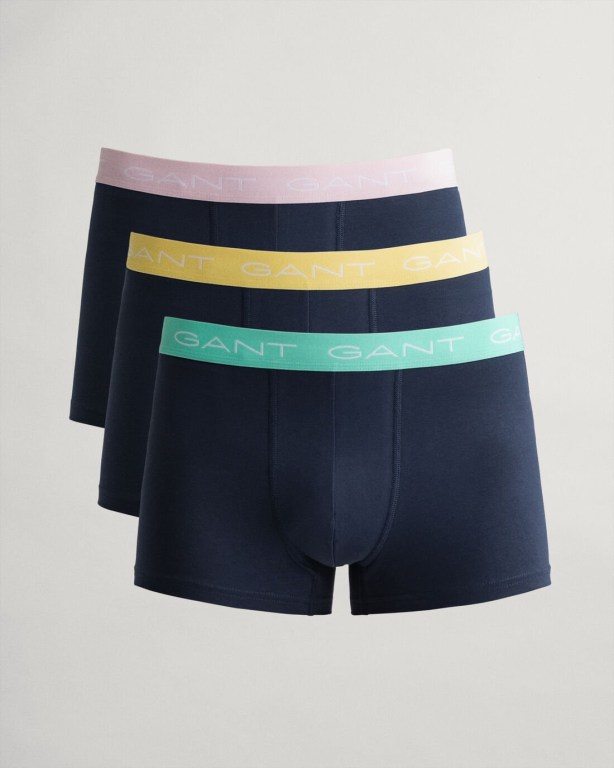 Gant 3-Pack Trunks Men's Underwear Mint | kEzD1nkOnbW