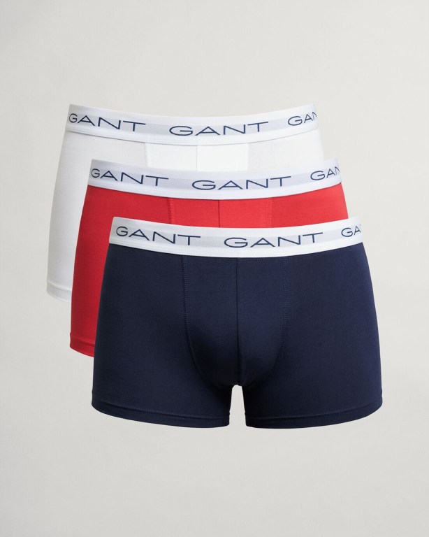 Gant 3-Pack Trunks Men's Underwear Multicolor | nqZjpH0AYr9