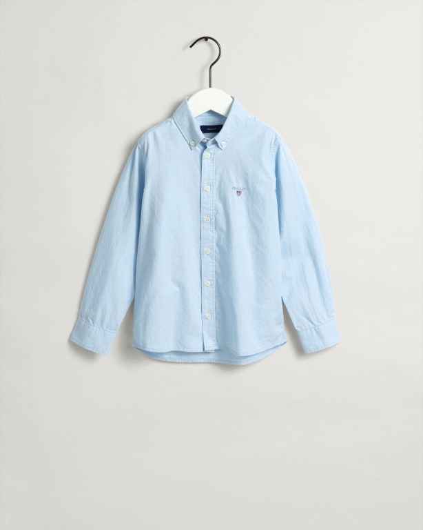 Gant Archive Oxford Kids' Shirts Blue | 3HPDtCVRmEN