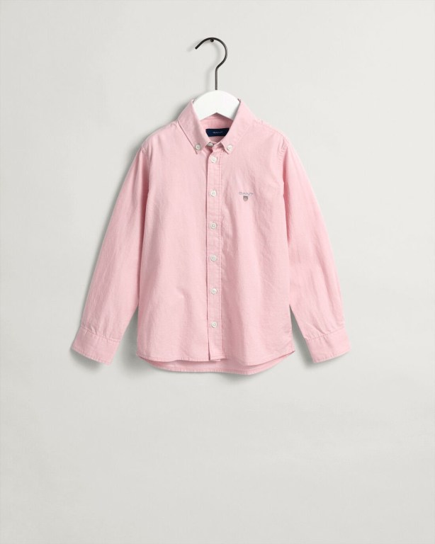 Gant Archive Oxford Kids' Shirts Pink | Ufui8nRf9dR