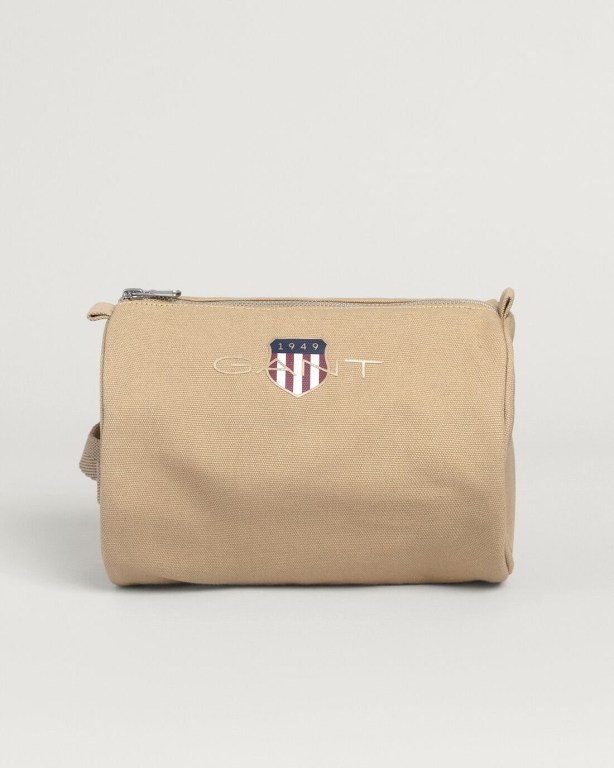 Gant Archive Shield Wash Men's Bags Dark Khaki | v84Jx8MnnzR