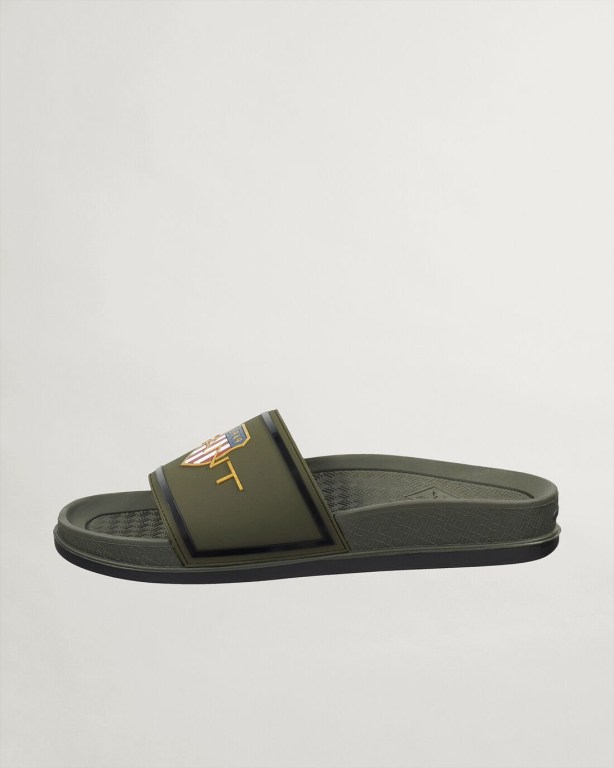 Gant Beachrock Sport Men's Sandals Dark Green | mhCYfa6oeMd