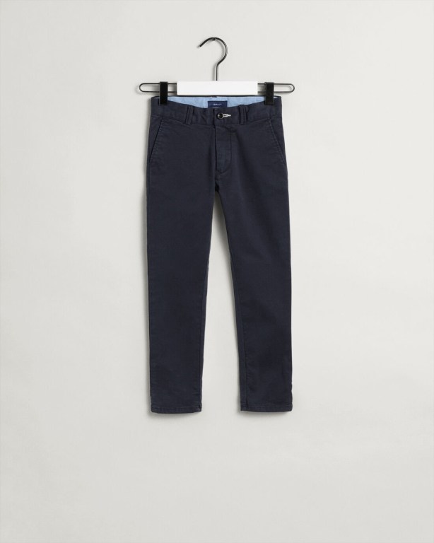 Gant Chinos Kids' Pants Blue | NICUkDAQm5e