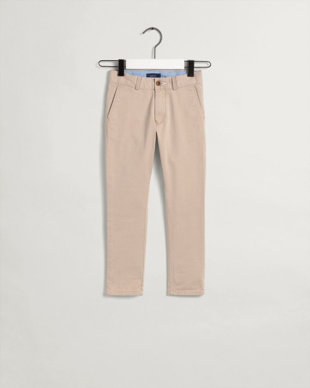 Gant Chinos Kids' Pants Light Yellow | syAlGwgclVN