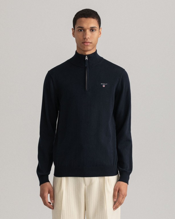 Gant Mens Half Zip Jumpers USA Gant Sale Online