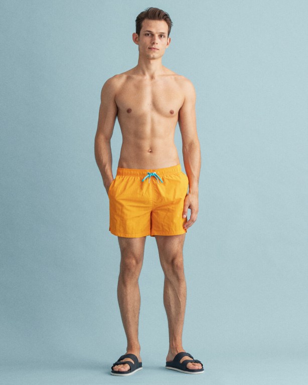 Gant Classic Fit Swim Men's Shorts Orange | 2EinYgBog5y