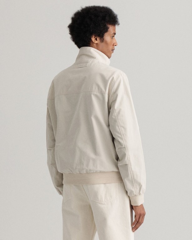 Gant Hampshire Men's Jackets White | b0rfYzQMRWi