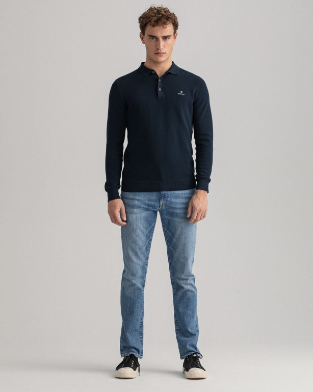 Gant Hayes Men's Slim Fit Jeans Blue | jerUWHrTsuk