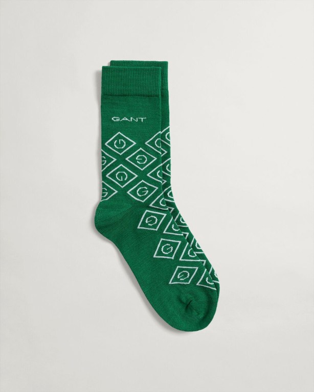 Gant Icon G Women's Socks Green | Rlud8nCoEpx