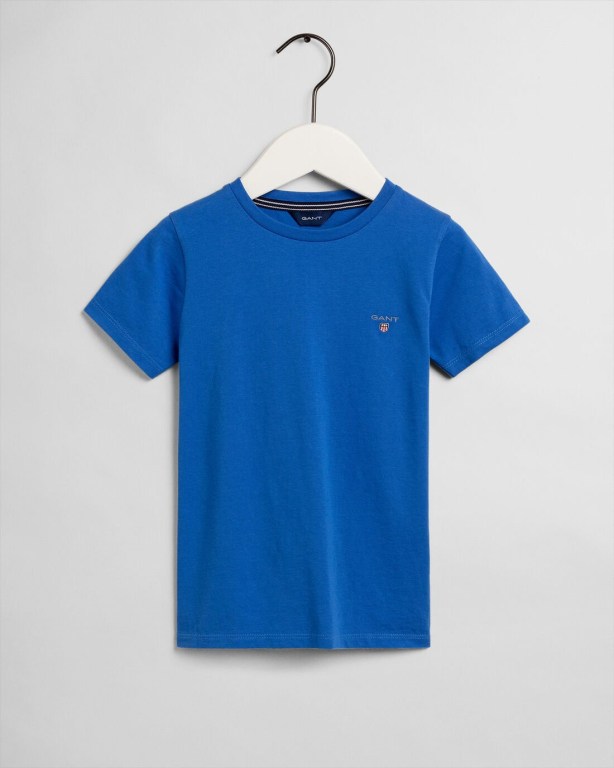 Gant Original Kids' T-shirts Blue | luJRmajvRcS