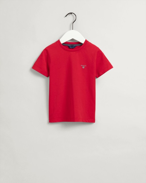 Gant Original Kids' T-shirts Light Red | 4jH00Ip2TT2