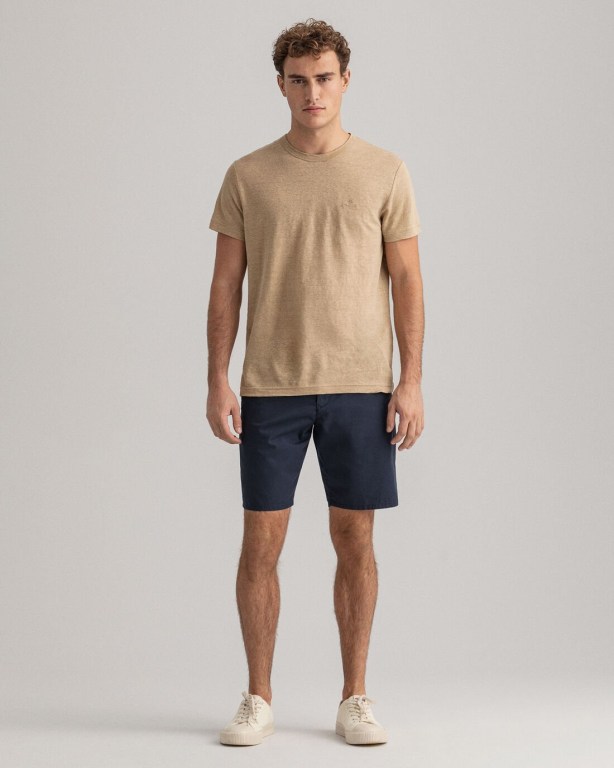 Gant Relaxed Fit Men's Shorts Dark Blue | mRVakCN2FFr