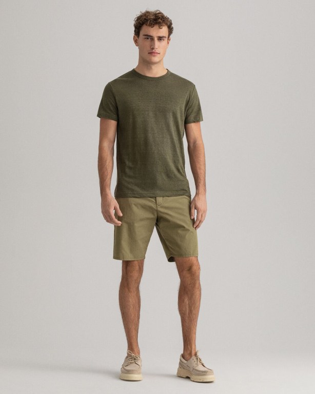 Gant Relaxed Fit Men's Shorts Green | VdBibx8o86K