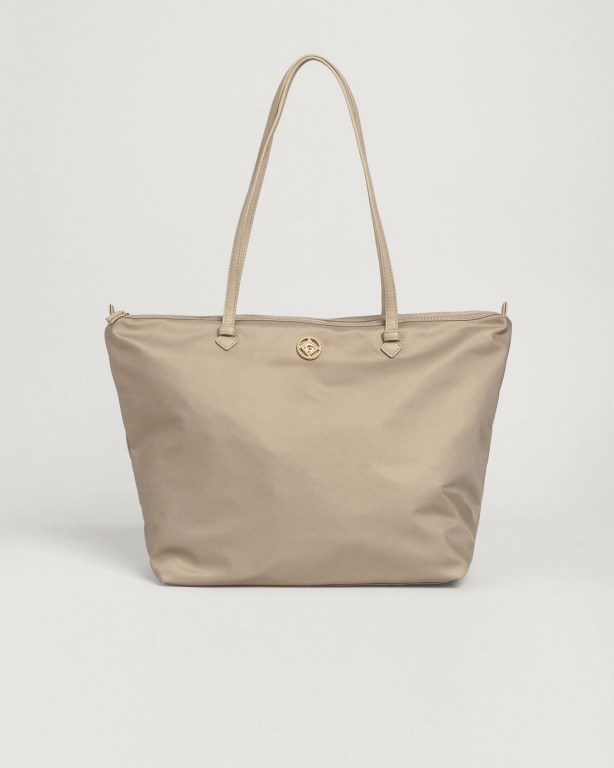 Gant Rope Icon Shopper Women's Bags Dark Khaki | yrlQpMKurxN