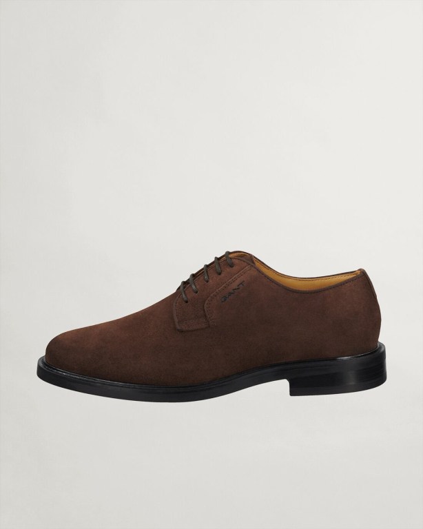 Gant St Akron Low Lace Men's Casual Shoes Dark Brown | xBeBnEbnqUh