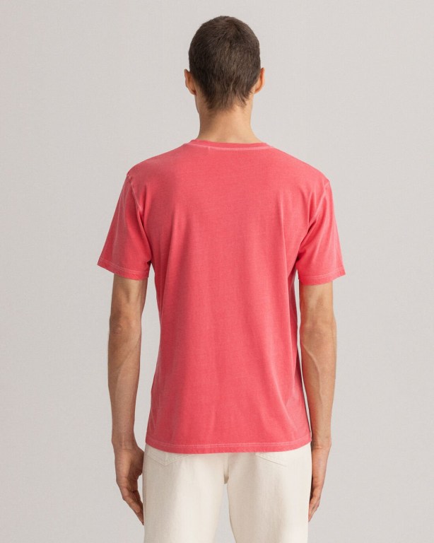 Gant 1949 Men's T-shirts Pink | 53mwETtGAmQ