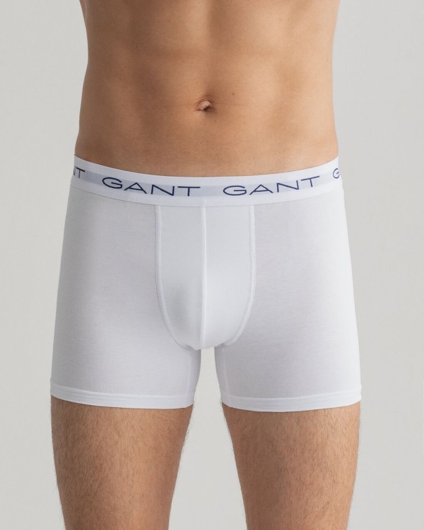 Gant 3-Pack Boxer Briefs Men's Underwear Grey | C4GGyzObbCv