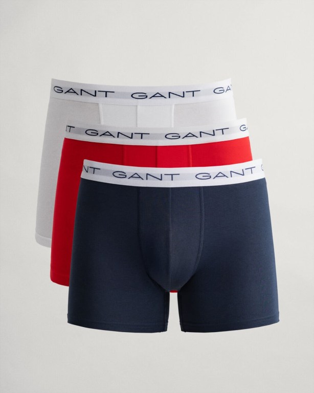 Gant 3-Pack Boxer Briefs Men\'s Underwear Multicolor | Q3EI81vPdA8