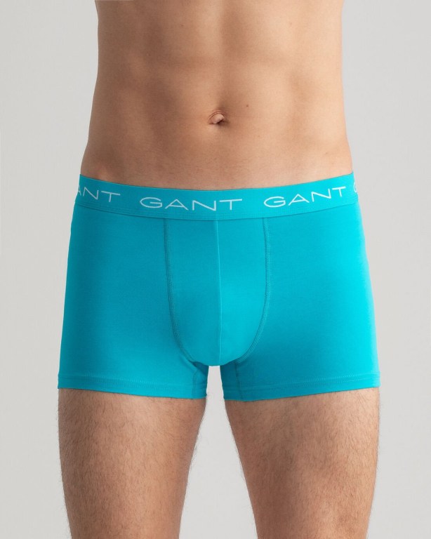 Gant 3-Pack Trunks Men's Underwear Green | OJI4AY9kTVK