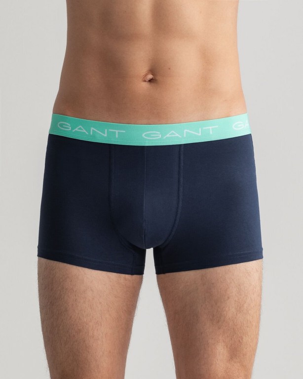 Gant 3-Pack Trunks Men's Underwear Mint | kEzD1nkOnbW