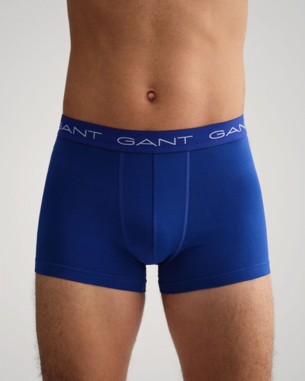 Gant 3-Pack Trunks Men's Underwear Red | wgwkRU9BLnY