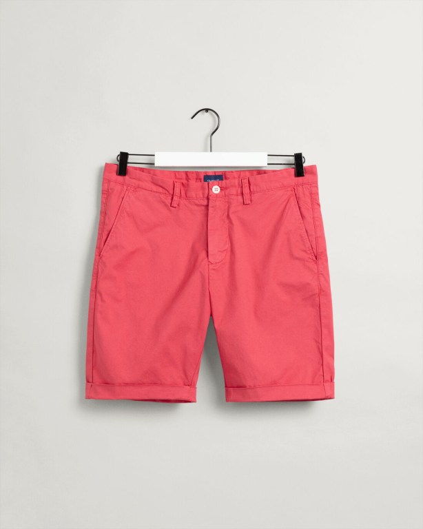 Gant Allister Regular Fit Sunfaded Men's Shorts Pink | 1EmF28cQVbP