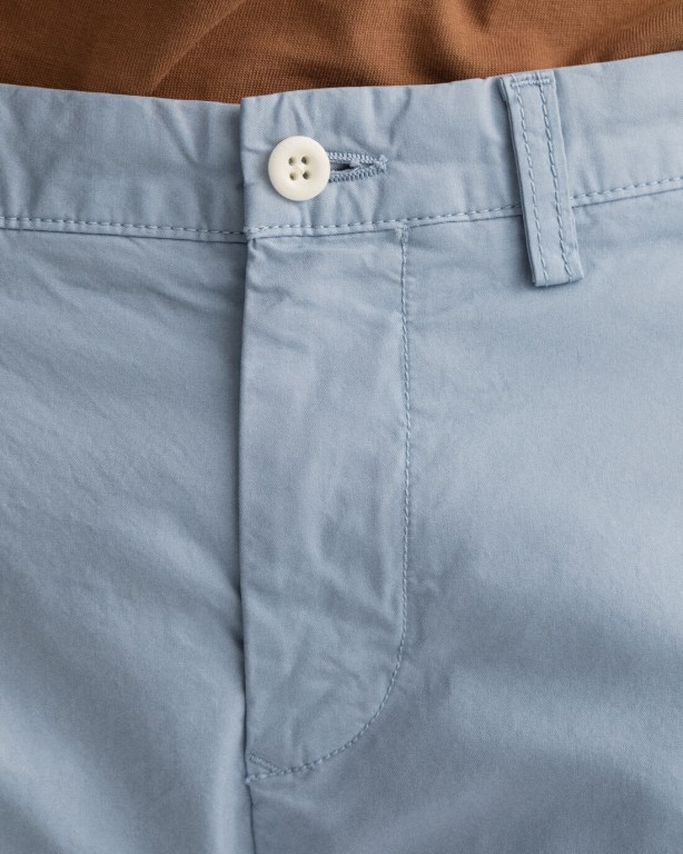 Gant Allister Regular Fit Sunfaded Men's Shorts Silver Blue | xYNjReJ38XN