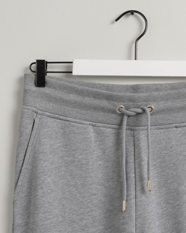 Gant Archive Shield Men's Sweatpants Grey | RTgTyvCqU7Q