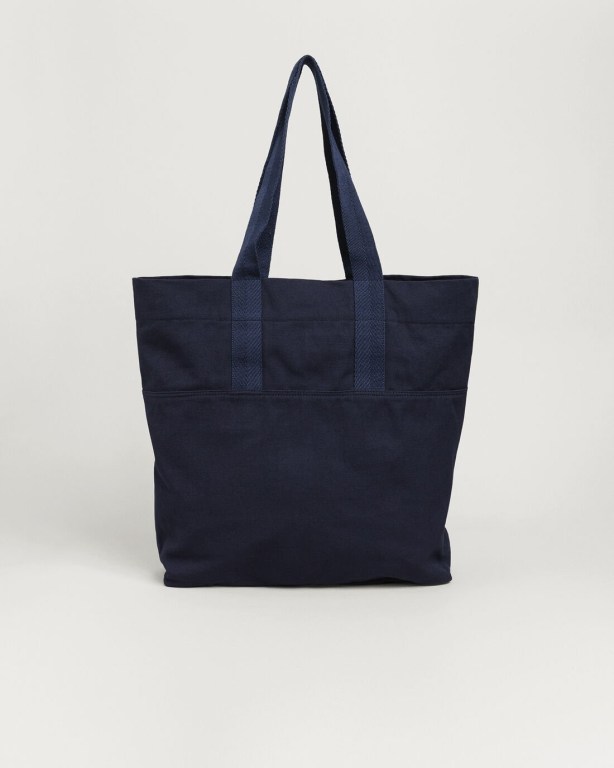 Gant Archive Shield Tote Men's Bags Dark Blue | JeitsvYtcwW