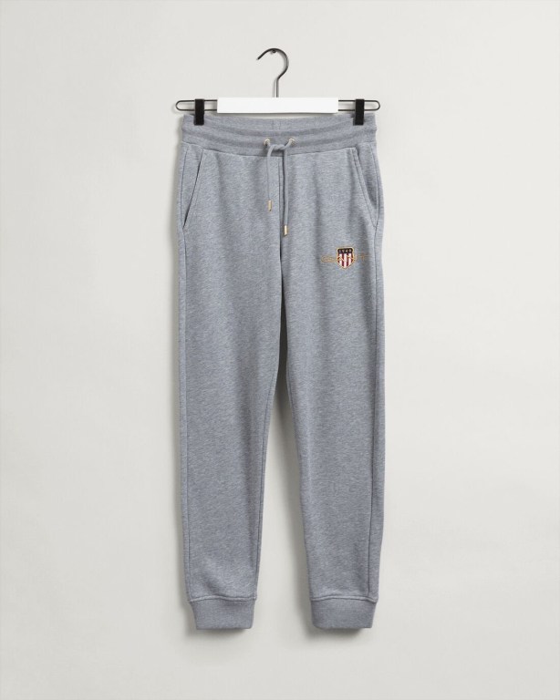 Gant Archive Shield Women's Sweatpants Grey | BlPKc899KrB