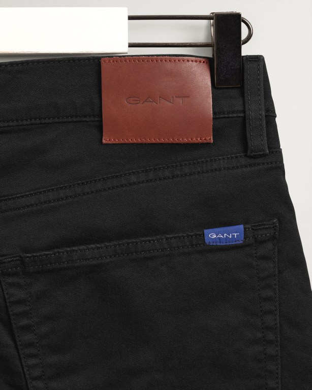 Gant Arley Men's Regular Fit Jeans Black | cEuukVw0WPN