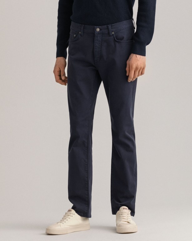 Gant Arley Men's Regular Fit Jeans Navy | PpgZEiBvIxA