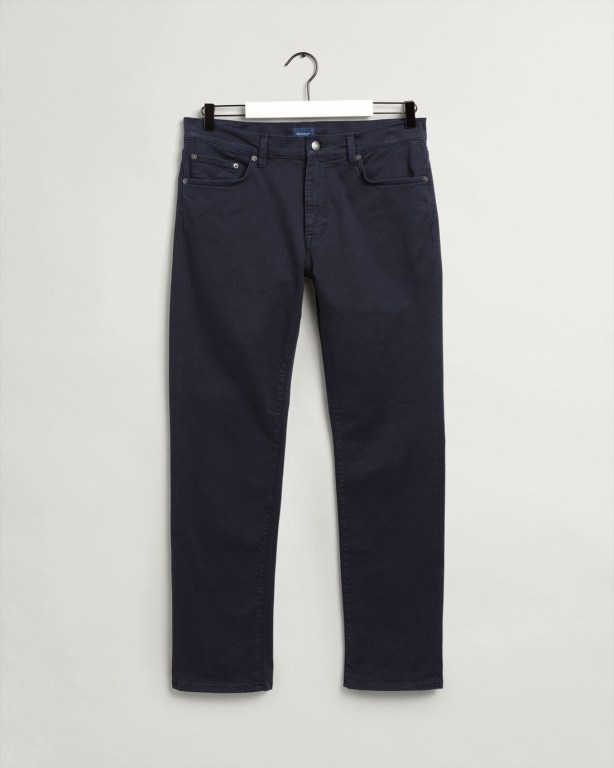 Gant Arley Men's Regular Fit Jeans Navy | PpgZEiBvIxA