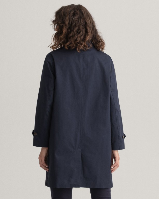 Gant Car Women's Coats Blue | JXOLYL1nCfT