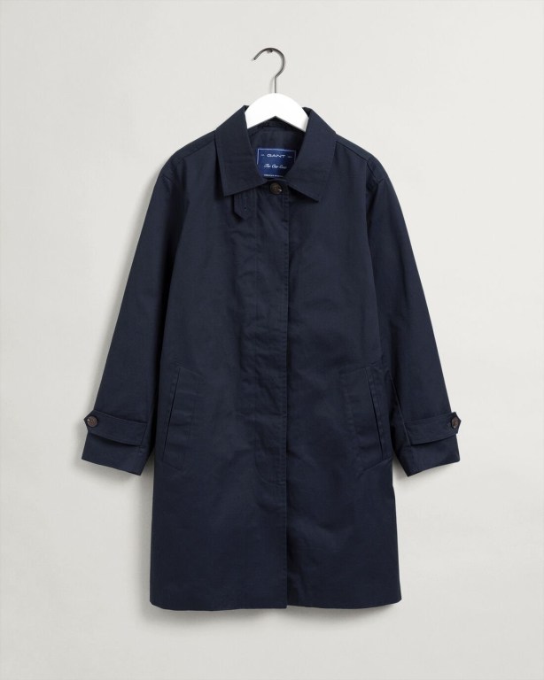 Gant Car Women's Coats Blue | JXOLYL1nCfT