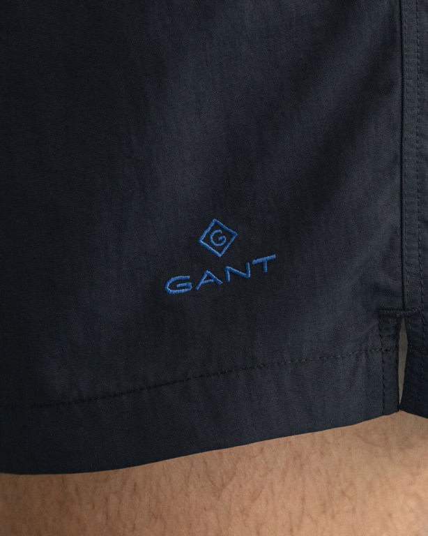 Gant Classic Fit Men's Swim Shorts Black | 5XOuSqam190