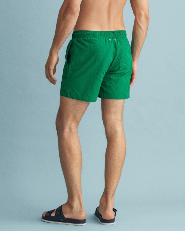 Gant Classic Fit Men's Swim Shorts Green | lpCqGnfsP96