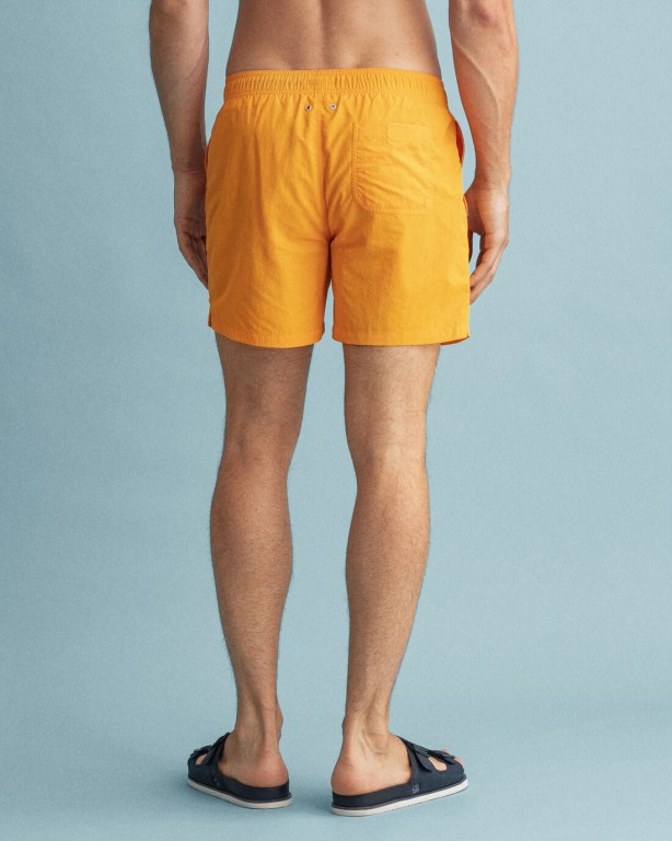 Gant Classic Fit Men's Swim Shorts Orange | Z6wjJDl5Wg0