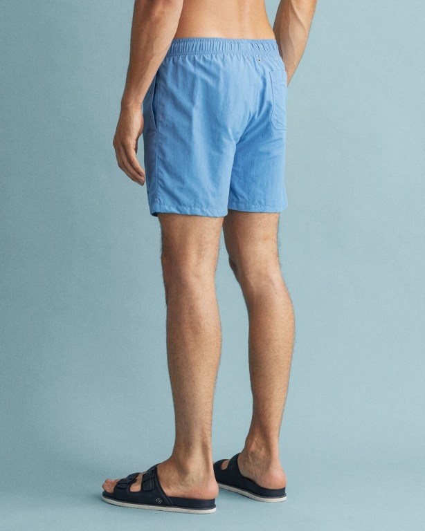 Gant Classic Fit Men's Swim Shorts Silver Blue | MEGSCgYEXyd