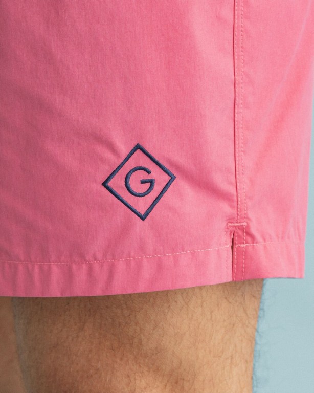 Gant Classic Fit Sunfaded Men's Swim Shorts Rose | Wa3t9JWIRIR