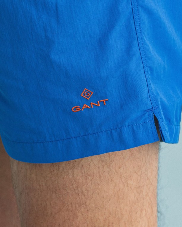 Gant Classic Fit Swim Men's Shorts Blue | gu6m1kdTahl