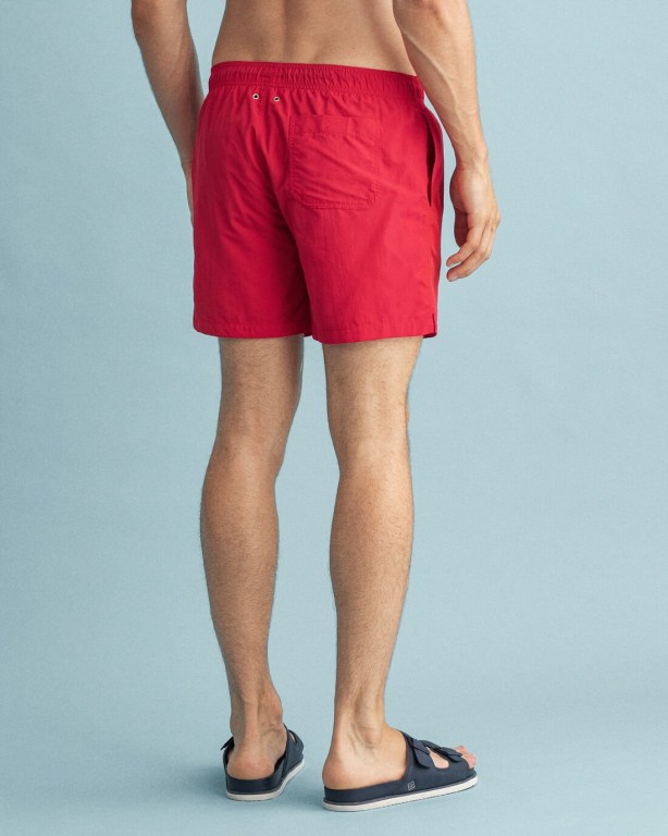 Gant Classic Fit Swim Men's Shorts Light Red | uGUSrPuiXmD