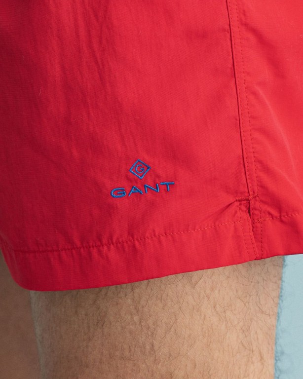 Gant Classic Fit Swim Men's Shorts Light Red | uGUSrPuiXmD