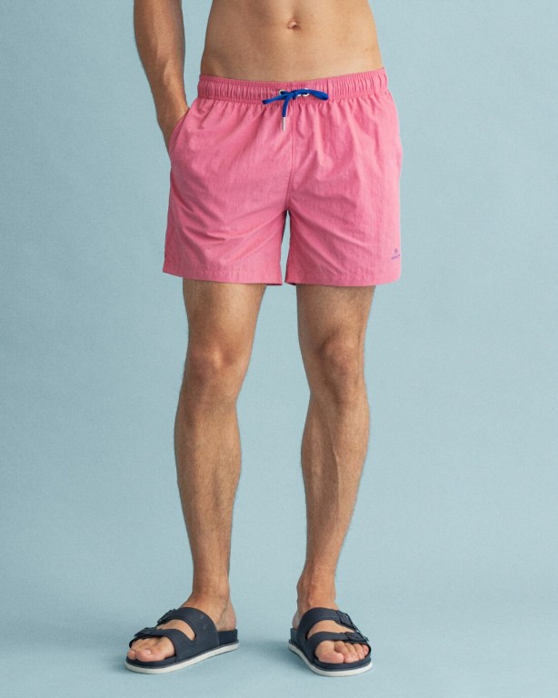 Gant Classic Fit Swim Men's Shorts Rose | qSvlW1siSFx