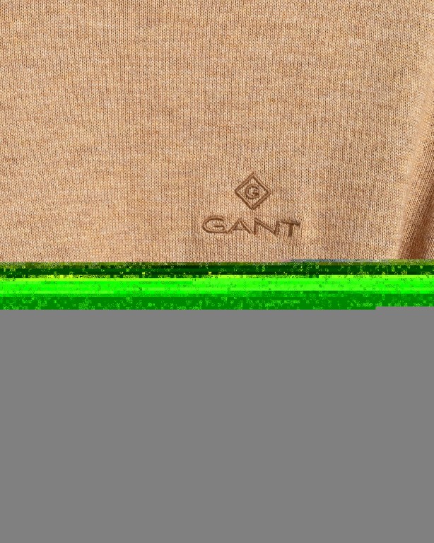 Gant Cotton Cashmere Crew Neck Men's Crewneck Jumpers Khaki | aVMWy0QMHGY