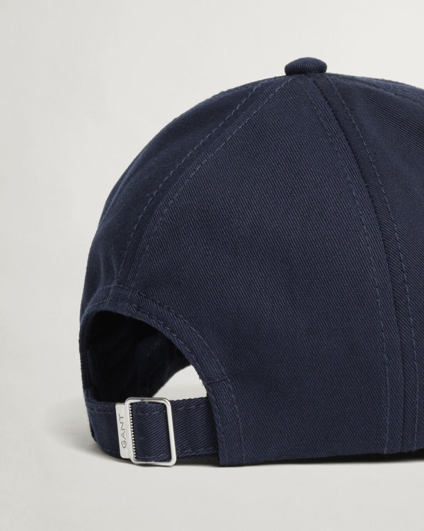 Gant Cotton Twill Women's Caps Dark Blue | 5fUcWzcVOm5