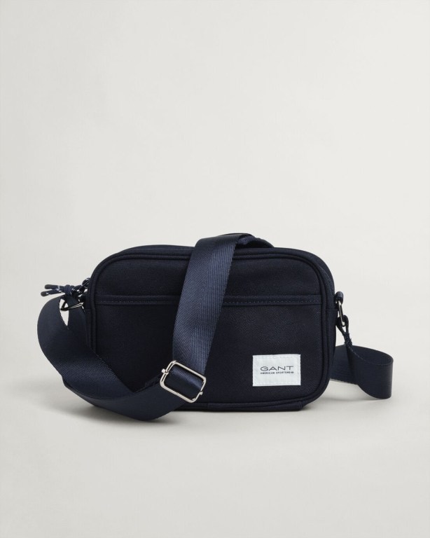 Gant Essential Shoulder Men's Bags Blue | MbQtMeppwaJ