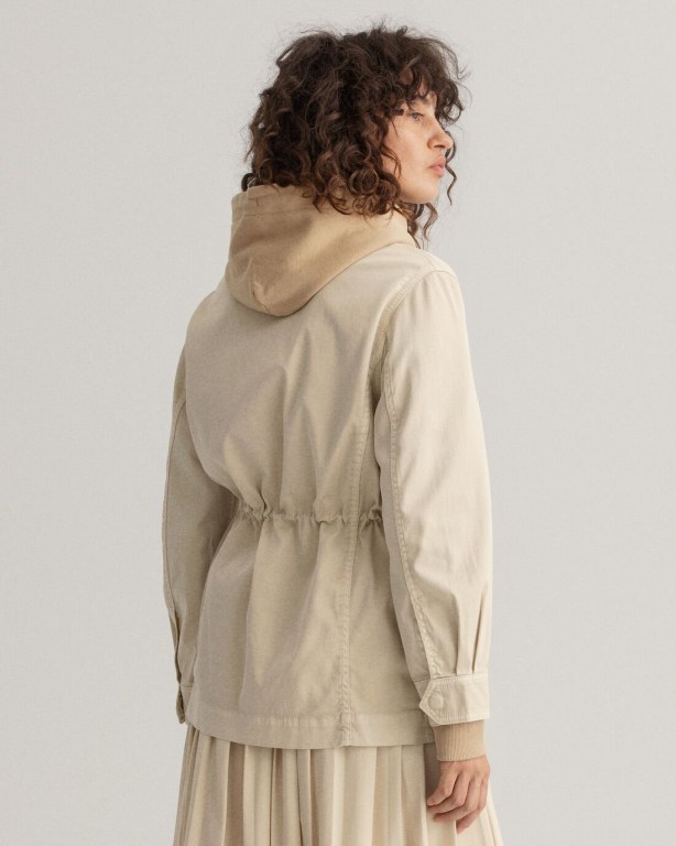 Gant Gart-Dyed Field Women's Jackets Beige | SCspB6Vwn7x