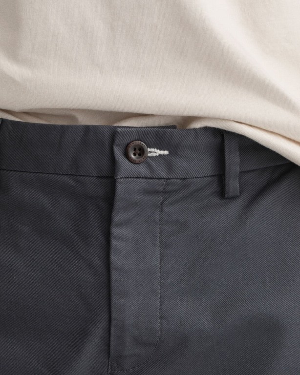 Gant Hallden Slim Fit Tech Prep™ Chinos Men's Pants Dark Grey | YtBPBoYCy2g