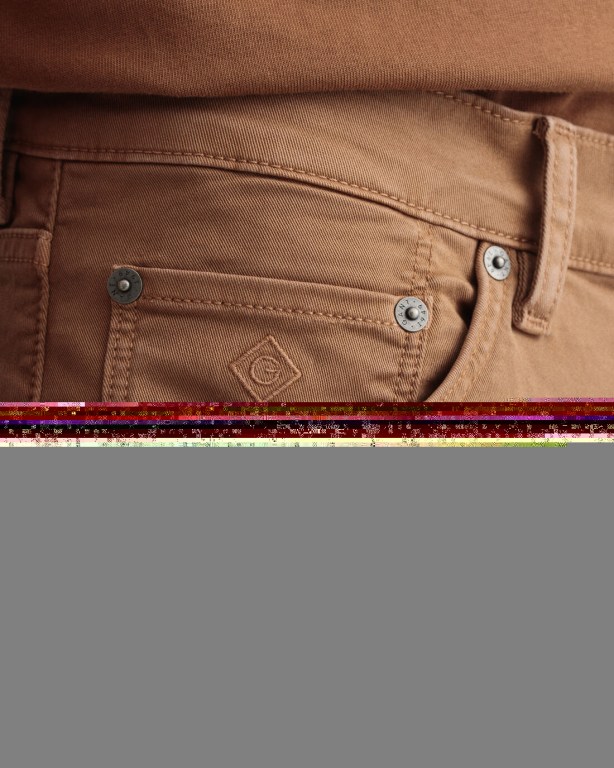 Gant Hayes Men's Slim Fit Jeans Brown | 15uwyXaJjzz